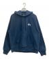 stussy（ステューシー）の古着「BASIC STUSSY HOODIE/ベーシック　ストゥーシー　フーディ」｜ネイビー