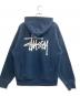 stussy (ステューシー) BASIC STUSSY HOODIE/ベーシック　ストゥーシー　フーディ ネイビー サイズ:M：8000円