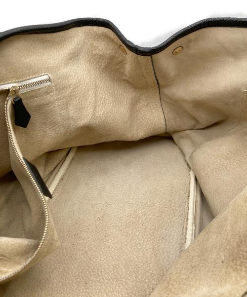 Cisei firenze（チセイ フィレンツェ）Cisei firenze (チセイ フィレンツェ) レザートートバッグ/ LD TOTE ブラックの古着・服飾アイテム