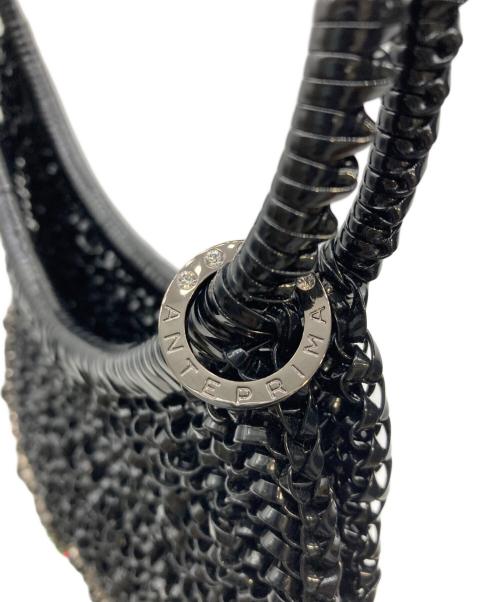 ANTEPRIMA（アンテプリマ）ANTEPRIMA (アンテプリマ) HELLO KITTY  (ハローキティ) ワイヤーバッグ ブラックの古着・服飾アイテム