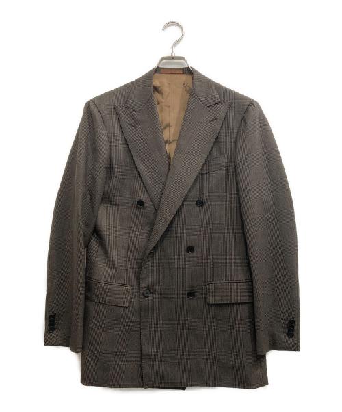 UNIVERSAL LANGUAGE（ユニバーサルランゲージ）UNIVERSAL LANGUAGE (ユニバーサルランゲージ) セットアップスーツ ブラウン サイズ:48の古着・服飾アイテム