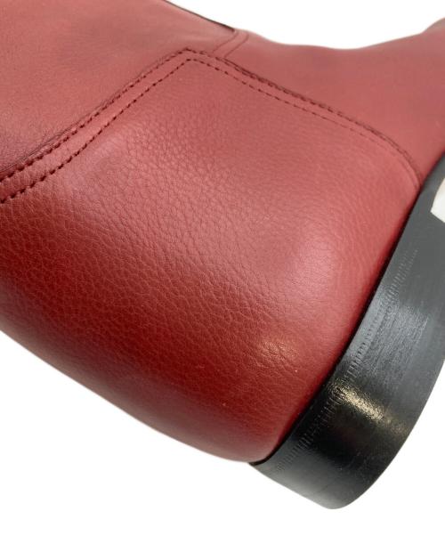 HERMES（エルメス）HERMES (エルメス) ジョッキーブーツ レッド サイズ:37 1/2の古着・服飾アイテム