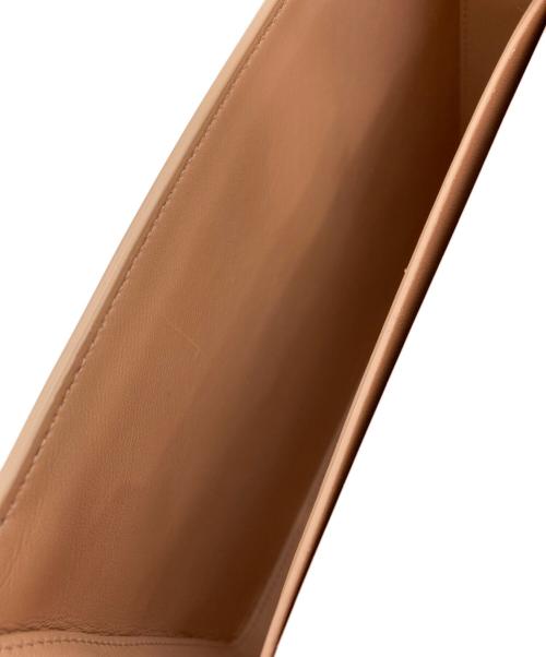 BURBERRY（バーバリー）BURBERRY (バーバリー) Large Grace Smooth Leather ワンショルダーバッグ ピンクベージュの古着・服飾アイテム