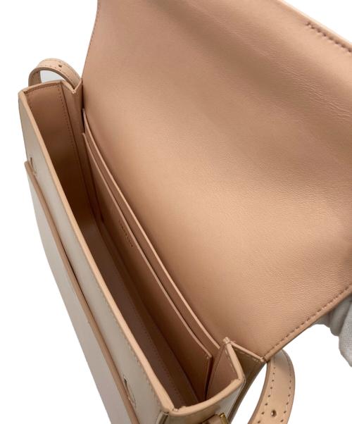 BURBERRY（バーバリー）BURBERRY (バーバリー) Large Grace Smooth Leather ワンショルダーバッグ ピンクベージュの古着・服飾アイテム