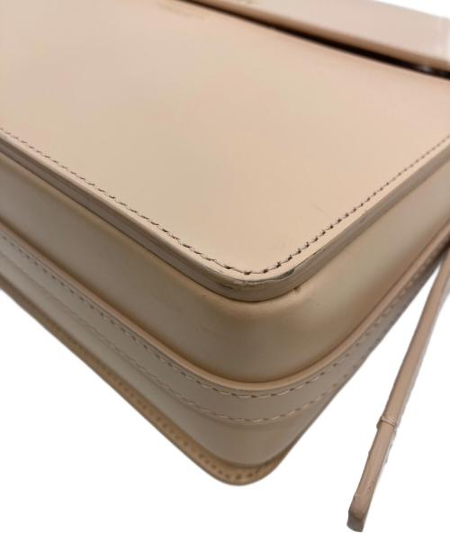 BURBERRY（バーバリー）BURBERRY (バーバリー) Large Grace Smooth Leather ワンショルダーバッグ ピンクベージュの古着・服飾アイテム