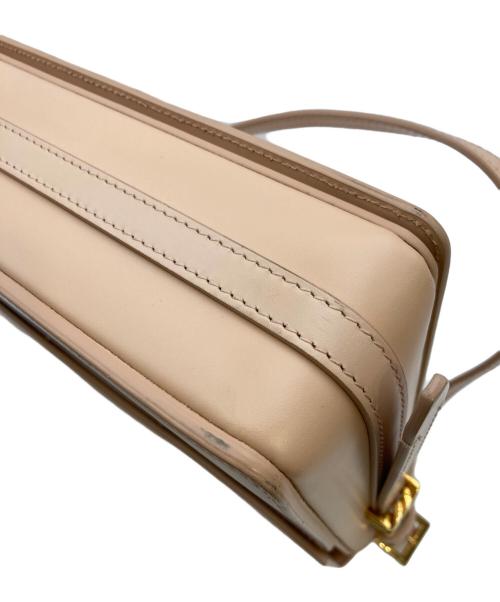 BURBERRY（バーバリー）BURBERRY (バーバリー) Large Grace Smooth Leather ワンショルダーバッグ ピンクベージュの古着・服飾アイテム