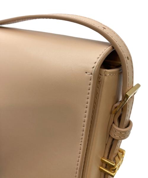 BURBERRY（バーバリー）BURBERRY (バーバリー) Large Grace Smooth Leather ワンショルダーバッグ ピンクベージュの古着・服飾アイテム