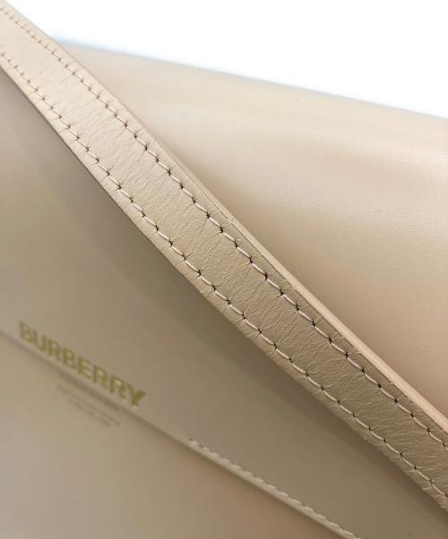 BURBERRY（バーバリー）BURBERRY (バーバリー) Large Grace Smooth Leather ワンショルダーバッグ ピンクベージュの古着・服飾アイテム