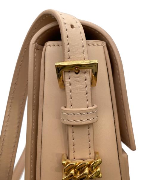 BURBERRY（バーバリー）BURBERRY (バーバリー) Large Grace Smooth Leather ワンショルダーバッグ ピンクベージュの古着・服飾アイテム