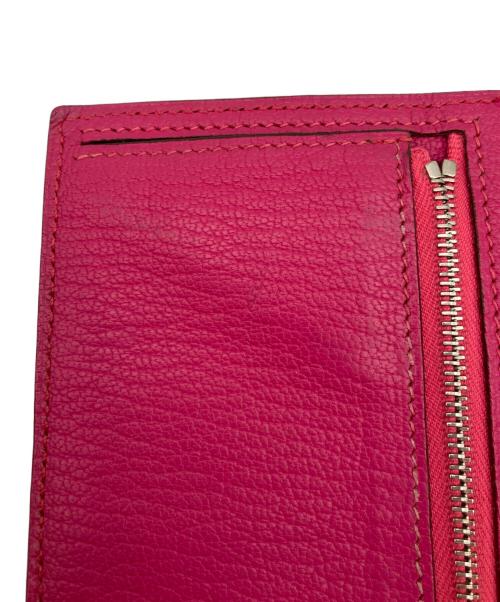 HERMES（エルメス）HERMES (エルメス) ベアン 長財布 ピンクの古着・服飾アイテム