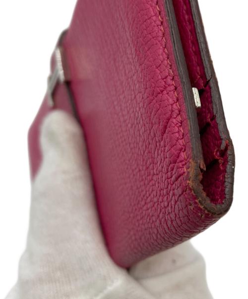 HERMES（エルメス）HERMES (エルメス) ベアン 長財布 ピンクの古着・服飾アイテム