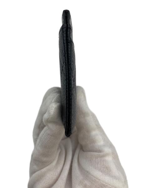 CHANEL（シャネル）CHANEL (シャネル) マトラッセ キャビアスキン カードケース ブラックの古着・服飾アイテム