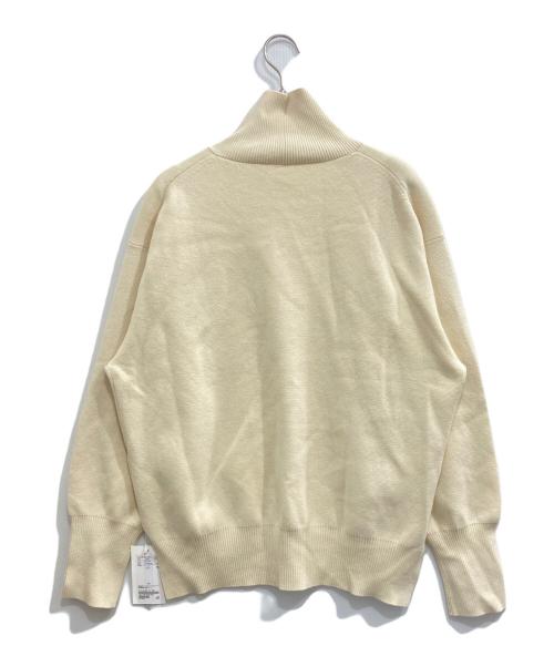 BEAUTY&YOUTH（ビューティーアンドユース）BEAUTY&YOUTH (ビューティーアンドユース) コットンカシミヤ ミラノリブニット タートル アイボリー サイズ:F 未使用品の古着・服飾アイテム