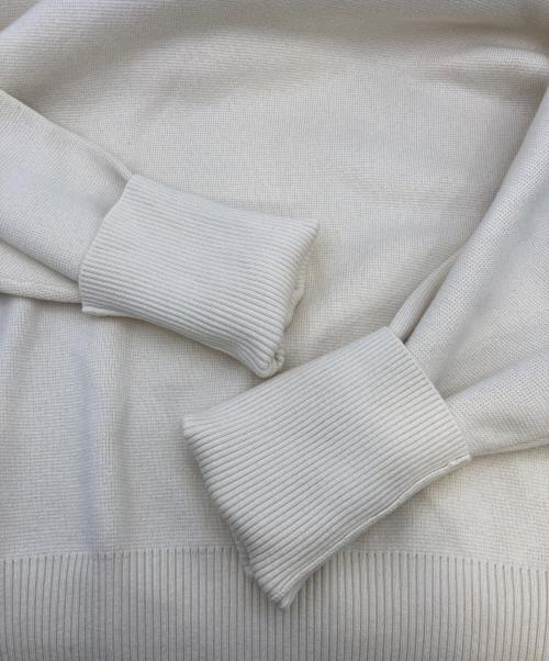 BEAUTY&YOUTH（ビューティーアンドユース）BEAUTY&YOUTH (ビューティーアンドユース) コットンカシミヤ ミラノリブニット タートル アイボリー サイズ:F 未使用品の古着・服飾アイテム