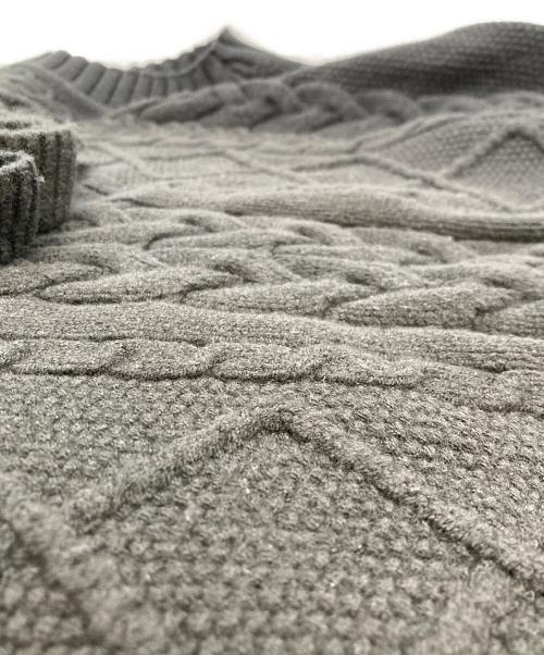 J1U by LA BELLE ETUDE（ジユウバイラベルエチュード）J1U by LA BELLE ETUDE (ジユウバイラベルエチュード) ニッティングパターンボリュームフリルニットベスト ブラック サイズ:FREEの古着・服飾アイテム