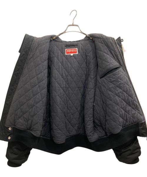 KENZO（ケンゾー）KENZO (ケンゾー) SHORT PARKA BOKE FLOWER/ショート　パーカー　ボケ・フラワー グレー サイズ:Mの古着・服飾アイテム