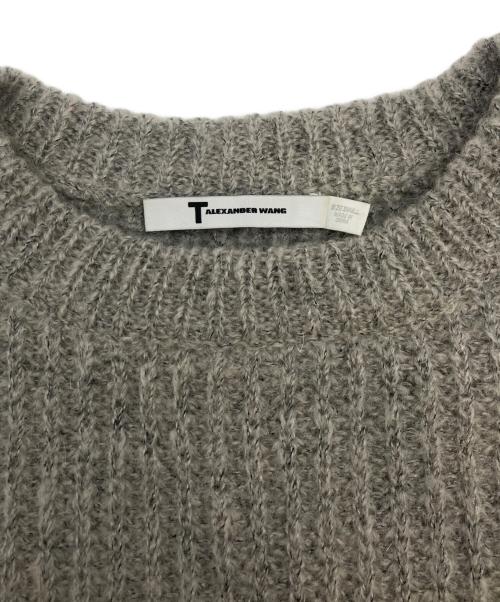 ALEXANDER WANG（アレキサンダー・ワン）ALEXANDER WANG (アレキサンダー・ワン) モヘアブレンドニット グレー サイズ:Ｓの古着・服飾アイテム