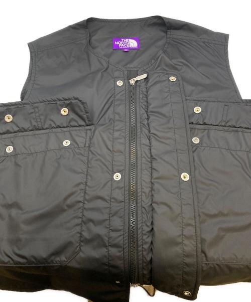 THE NORTHFACE PURPLELABEL（ザ・ノースフェイス パープルレーベル）THE NORTHFACE PURPLELABEL (ザ・ノースフェイス パープルレーベル) Mountain Wind Vest/マウンテン　ウィンド　ベスト ブラック サイズ:Ｓの古着・服飾アイテム
