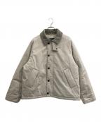 Barbourバブアー）の古着「PADDED TRANSPORT JACKET/中綿ジャケット」｜ホワイト/ミスト