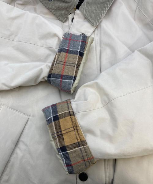 Barbour（バブアー）Barbour (バブアー) PADDED TRANSPORT JACKET/中綿ジャケット ホワイト/ミスト サイズ:36の古着・服飾アイテム