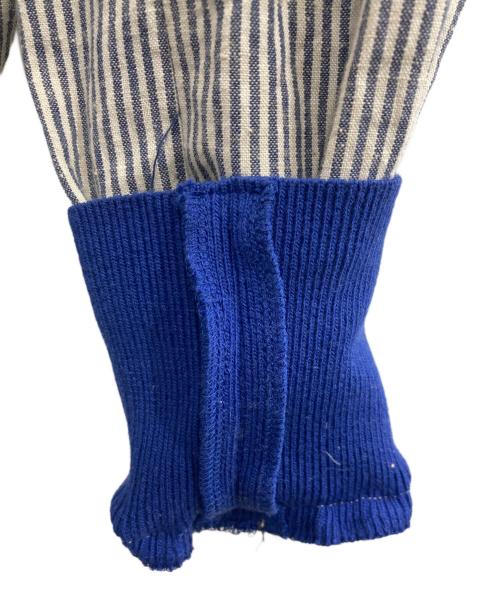 Vivienne Westwood man（ヴィヴィアン ウェストウッド マン）Vivienne Westwood man (ヴィヴィアン ウェストウッド マン) ストライプブルゾン グレー サイズ:44の古着・服飾アイテム