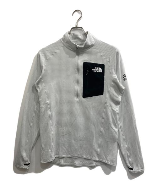 THE NORTH FACE（ザ ノース フェイス）THE NORTH FACE (ザ ノース フェイス) エクスペディションドライドットジップハイ/Expedition Dry Dot Zip High ホワイト サイズ:XLの古着・服飾アイテム