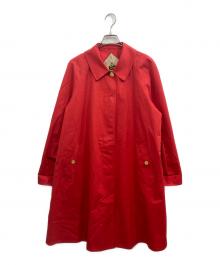 Burberry's（バーバリー）の古着「裏ノヴァチェック金釦比翼コート」｜レッド