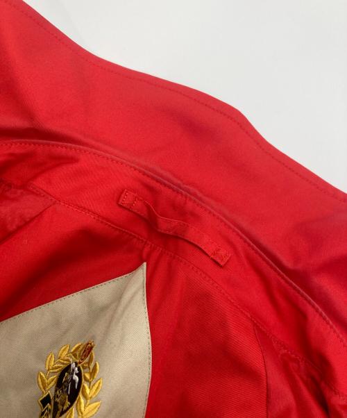 Burberry's（バーバリー）Burberry's (バーバリー) 裏ノヴァチェック金釦比翼コート レッド サイズ:9ARの古着・服飾アイテム