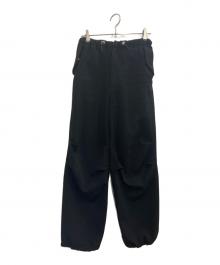 CONZ（コンズ）の古着「オーバータックパンツ」｜ブラック