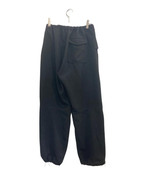 CONZ（コンズ）conz (コンズ) オーバータックパンツ ブラック サイズ:3の古着・服飾アイテム