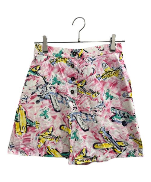 CHANEL（シャネル）CHANEL (シャネル) 飛行機柄ショートパンツ ピンク サイズ:40の古着・服飾アイテム