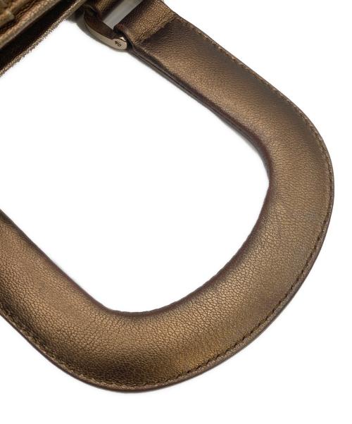 Yves Saint Laurent（イヴサンローラン）Yves Saint Laurent (イヴサンローラン) ハンドバッグ ゴールドの古着・服飾アイテム