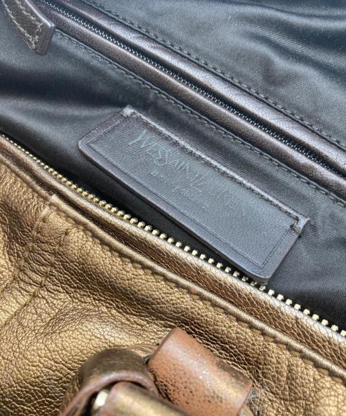 Yves Saint Laurent（イヴサンローラン）Yves Saint Laurent (イヴサンローラン) ハンドバッグ ゴールドの古着・服飾アイテム