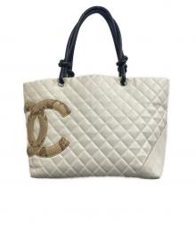 CHANEL（シャネル）の古着「パイソンココマークトートバッグ」｜アイボリー