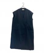 GRACEGRAYグレイスグレイ）の古着「ロングジレ」｜ネイビー