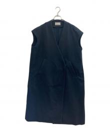 GRACEGRAY（グレイスグレイ）の古着「ロングジレ」｜ネイビー