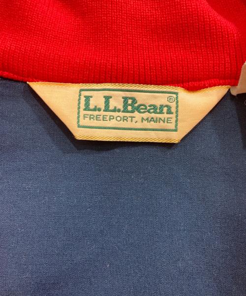 L.L.Bean（エルエルビーン）L.L.Bean (エルエルビーン) ハーフジップ プルオーバー レッド×ネイビー サイズ:Mの古着・服飾アイテム