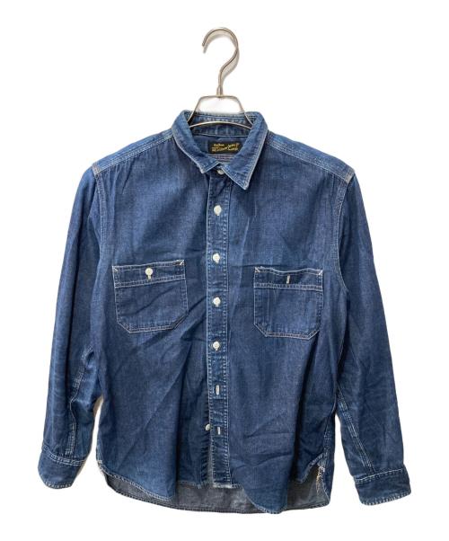 The Stevenson Overall Co.（スティーブンソン オーバーオールズ）The Stevenson Overall Co. (スティーブンソン オーバーオールズ) デニムシャツ インディゴ サイズ:印字切れの古着・服飾アイテム