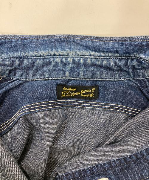 The Stevenson Overall Co.（スティーブンソン オーバーオールズ）The Stevenson Overall Co. (スティーブンソン オーバーオールズ) デニムシャツ インディゴ サイズ:印字切れの古着・服飾アイテム