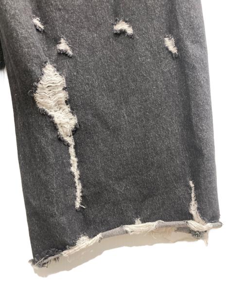 PRANK PROJECT（プランクプロジェクト）PRANK PROJECT (プランクプロジェクト) Hard Crushed Wide Denim/ハードクラッシュド　ワイドデニム グレー サイズ:38の古着・服飾アイテム