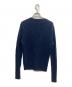 maison kitsune (メゾンキツネ) フォックス パッチ カシミヤニット ネイビー サイズ:L：10000円