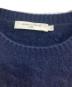中古・古着 maison kitsune (メゾンキツネ) フォックス パッチ カシミヤニット ネイビー サイズ:L：10000円