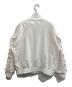epine (エピヌ) フリルスウェット ブルゾン ホワイト サイズ:FREE：5000円