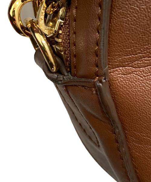 STELLA McCARTNEY（ステラマッカートニー）STELLA McCARTNEY (ステラマッカートニー) パンチングロゴ ショルダーバッグ/サークルロゴ カメラバッグ ブラウンの古着・服飾アイテム