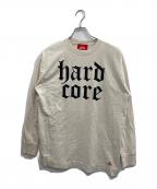 Vivienne Westwood RED LABELヴィヴィアンウエストウッドレッドレーベル）の古着「HARD COREプリント ロングスリーブカットソー」｜ベージュ