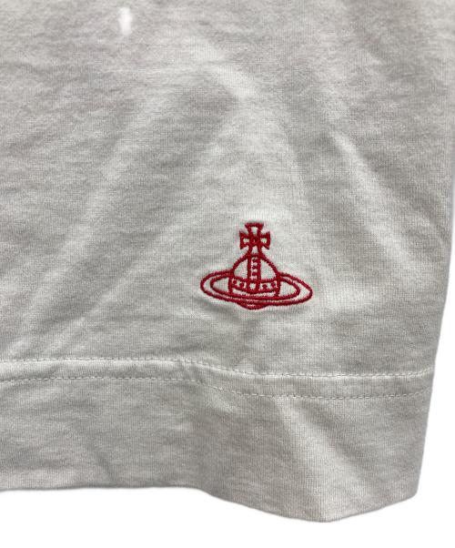 Vivienne Westwood RED LABEL（ヴィヴィアンウエストウッドレッドレーベル）Vivienne Westwood RED LABEL (ヴィヴィアンウエストウッドレッドレーベル) HARD COREプリント ロングスリーブカットソー ベージュ サイズ:00の古着・服飾アイテム
