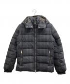 TATRASタトラス）の古着「チェックダウンジャケット」｜ネイビー