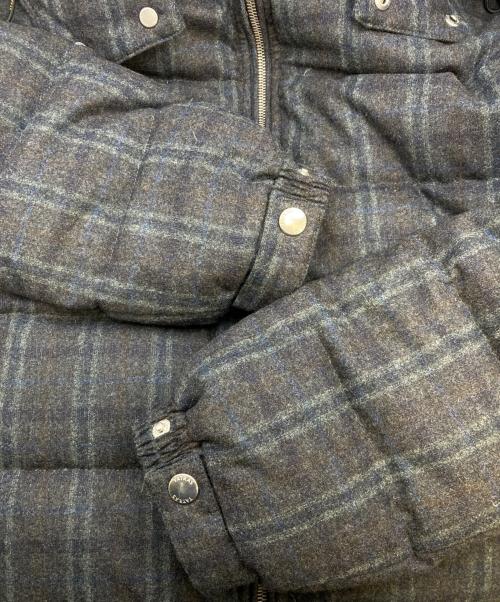 TATRAS（タトラス）TATRAS (タトラス) チェックダウンジャケット ネイビー サイズ:01の古着・服飾アイテム