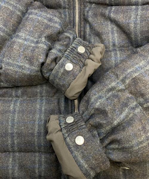 TATRAS（タトラス）TATRAS (タトラス) チェックダウンジャケット ネイビー サイズ:01の古着・服飾アイテム