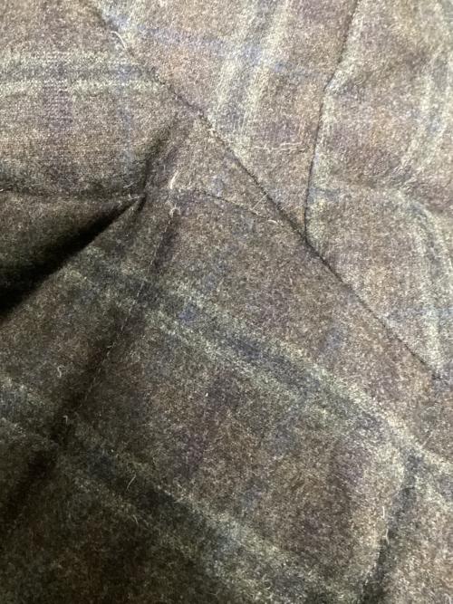 TATRAS（タトラス）TATRAS (タトラス) チェックダウンジャケット ネイビー サイズ:01の古着・服飾アイテム